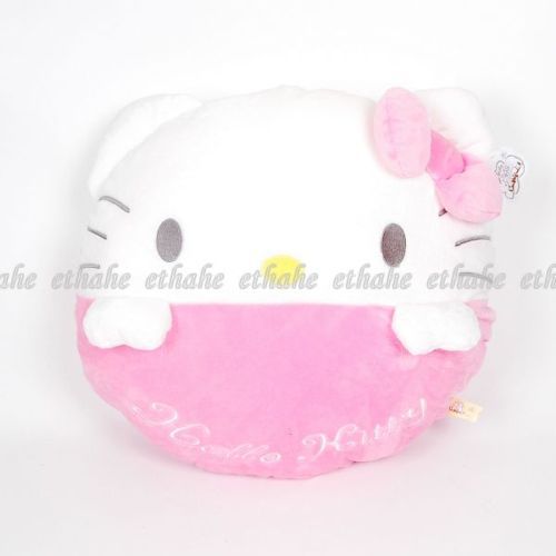 Hello Kitty Figure Plush Big Pillow Cushion White 2HV4  