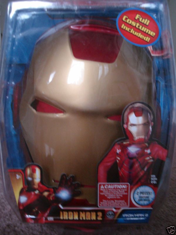 MARVEL IRON MAN 2,MARK IV,FULL BODY COSTUME & MASK SET  