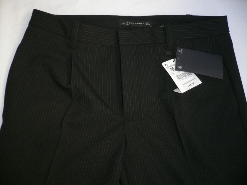 BNWT ORIGINAL ZARA FORMAL MEN PANTS BLACK SIZE 32 M  