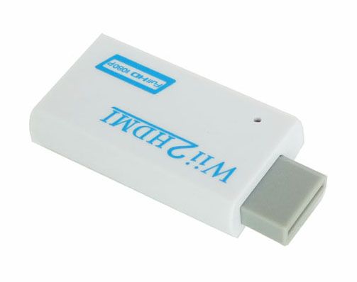 Wii to HDMI Converter 1080P HD Output 3.5mm Audio Upscaling Adapter 