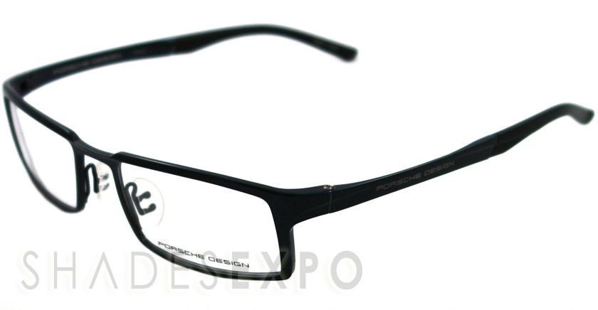 NEW Porsche Eyeglasses P 8167 BLACK B P8167 AUTH  