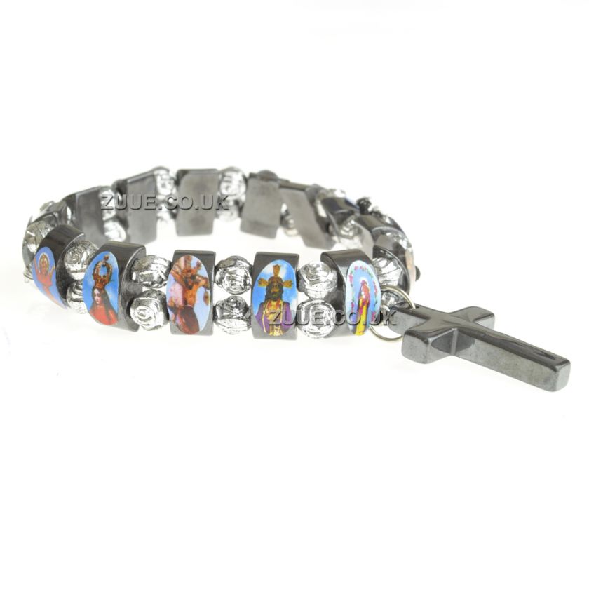   ALL SAINTS BRACELET JESUS CATHOLIC SAINTS RELIGIOUS TWILIGHT  