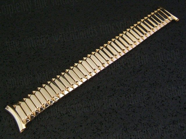 NOS 3/4 Speidel USA Gold gf 1950s Vintage Watch Band  