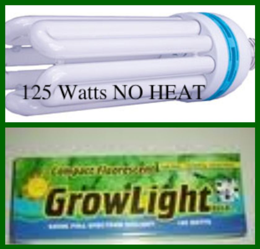 125 watt Compact fluorescent Grow light Hydroponic GROW  