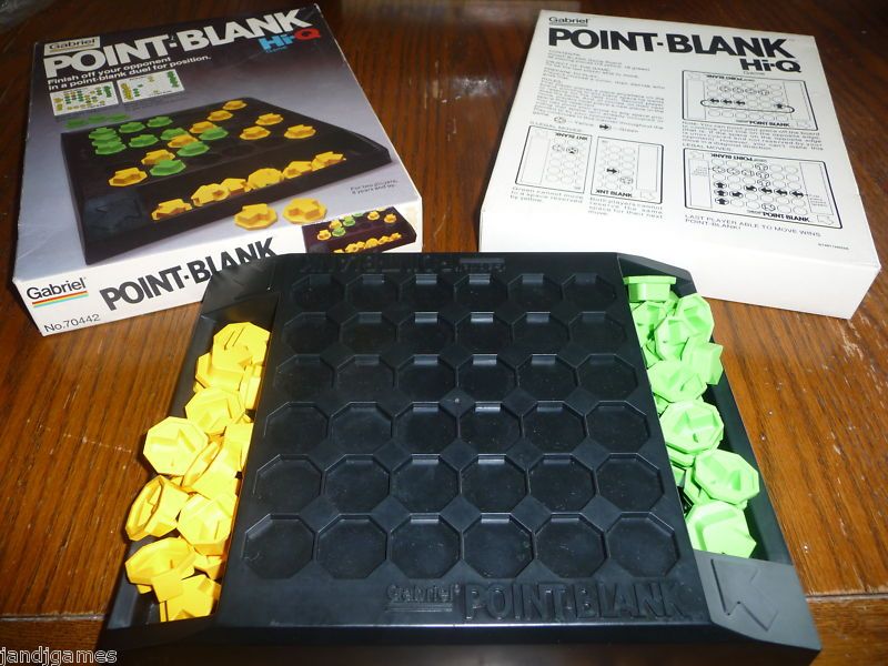 POINT BLANK HI Q board game Gabriel vintage (1979) used  