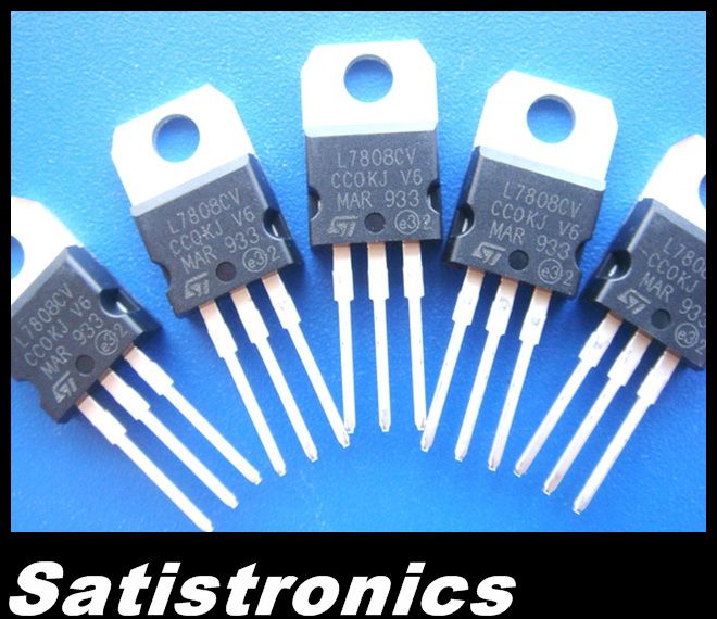 10pcs L7808 LM7808 7808 Voltage Regulator 8V 1.5A ST  