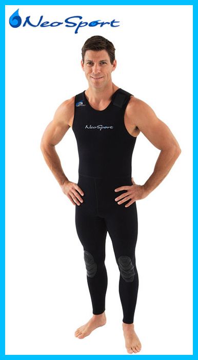 3mm Mens Long John Wetsuit NeoSport 3mm Sleeveless  