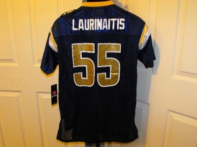   Laurinaitis #55 St. Louis Rams REEBOK YOUTH XLarge XL 18 20 Jersey 6QY