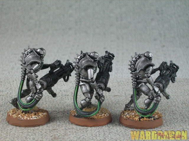 25mm Warhammer 40K WDS painted Necrons Immortals y17  