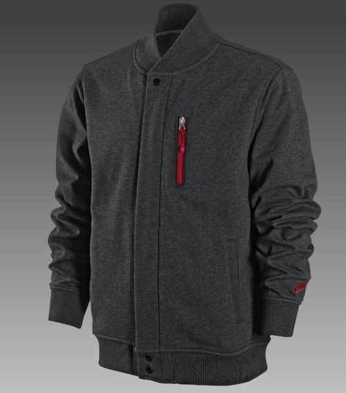 NIKE SPORTSWEAR FLEECE DESTROYER JACKET MEN NWT RARE BLACK HEATHER 