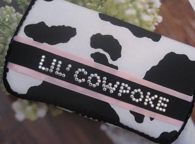 Lil Cowpoke Western Baby Wipes Case *GIRL* Cow Print  