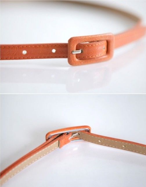 Womens square buckle waist Belt candy color 11 color  