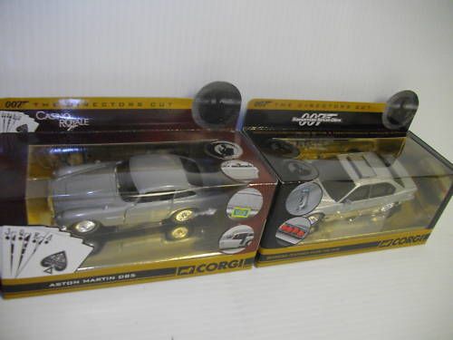 LOT 2 CORGI JAMES BOND ASTON MARTIN DB5 & BMW 750i  