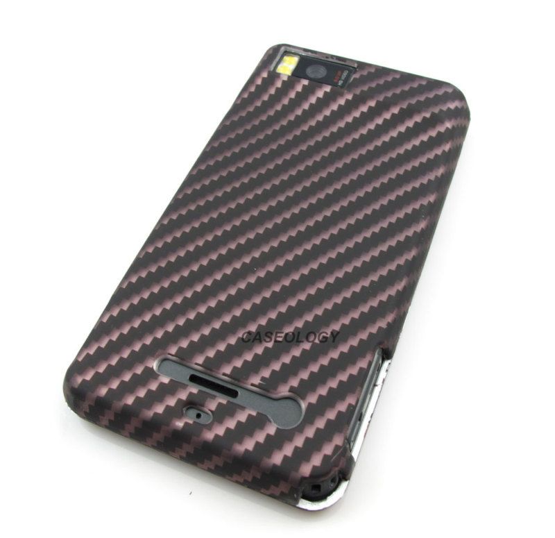 CARBON FIBER HARD CASE MOTOROLA DROID X X2 MILESTONE  