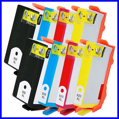 4x HP 920XL CMYK Bundle Remanufactured Ink Cartridge(s)