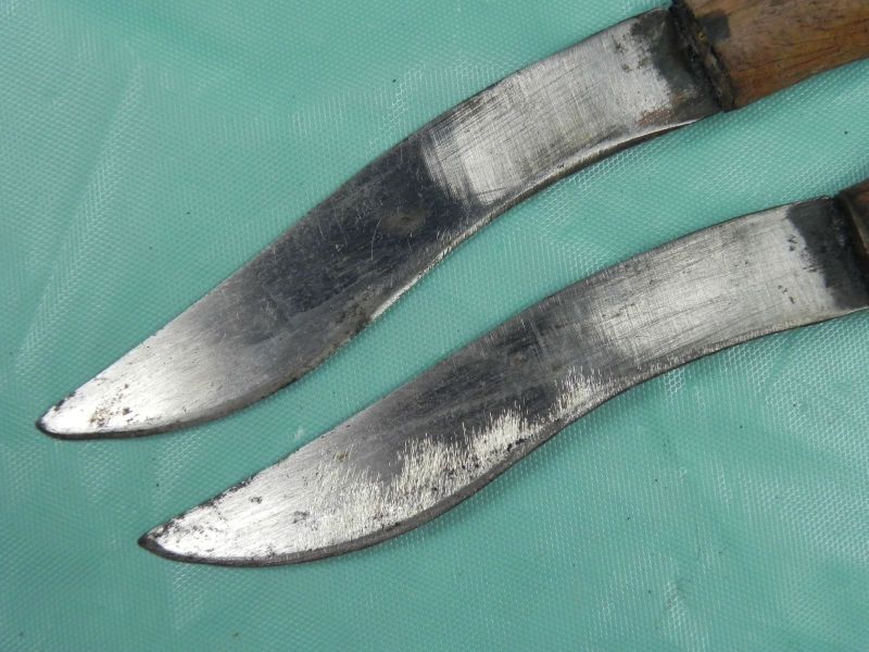 Set of 3 Indian India Vintage KUKRI Fighting Knife  