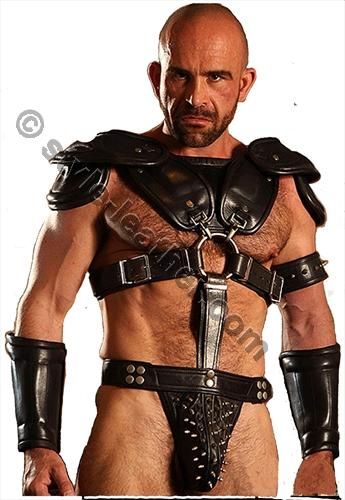 HAND MADE LEATHER GLADIATOR SET UNIFORM LARP GOTH STEAMPUNK ROMAN All 