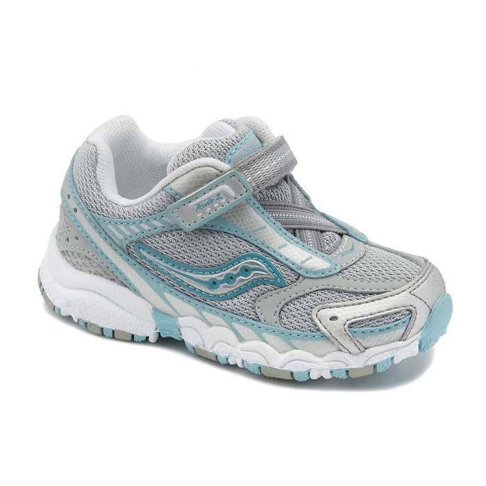 Saucony Girls Sneakers SZ 4 10 Med Wide CUTE NEW Silver  