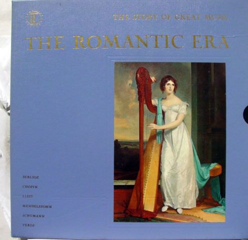 TIME LIFE the romantic era 4 LP mint  STL 140 w/ Books  