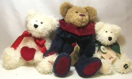   Bears Plush 16 Bear Lot J.B. Bean & T.J.s Best Dressed + Minky  