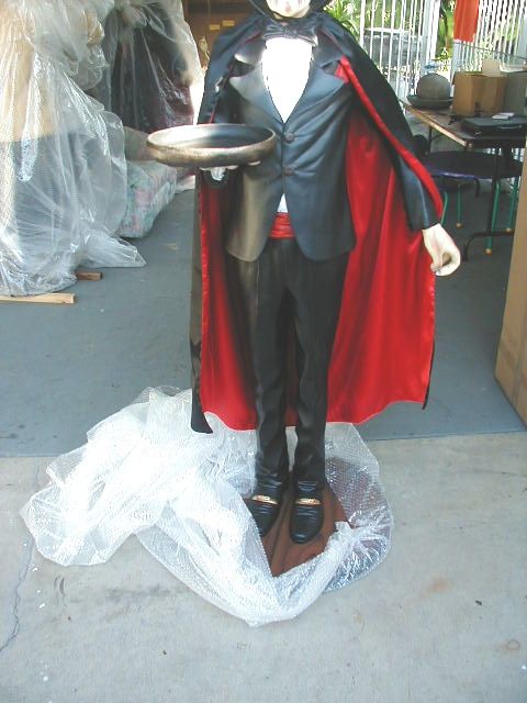 Dracula with Bowl and Cape  