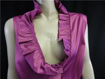 New Julian Taylor New York Plus Purple Pink Washable Cocktail Dress 