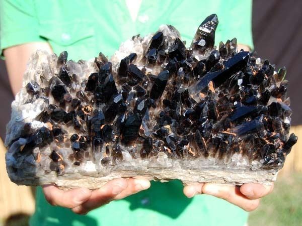 lb Arkansas Smoky Quartz Cluster  