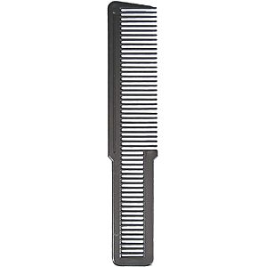 WAHL #3191 FLAT TOP BARBERS COMB (BLACK)  