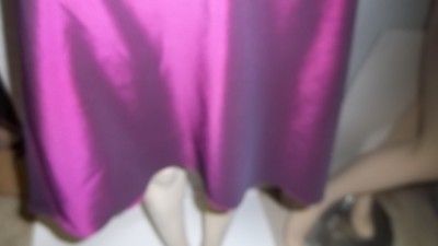 NEW JS BOUTIQUES IRRIDISCENT PLUM STRAPLESS DRESS SZ 6  