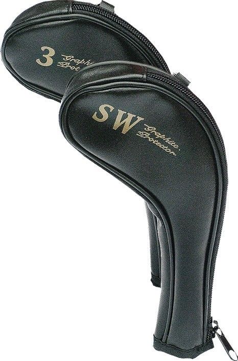 Set of 10 New Longneck Zipped Golf Iron Covers (3 to SW + Blank 