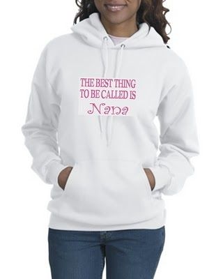 HOODIE Sweatshirt NANA GRANDMA GIFT EMBROIDERED CUTE  