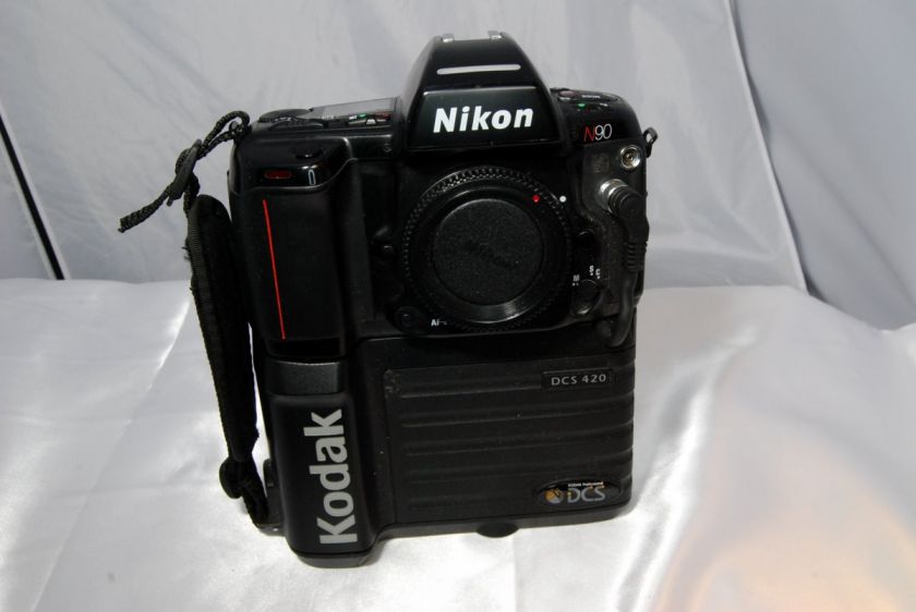 Nikon Kodak DCS420 color camera body only not working parts or repair 