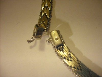 Vintage Italy 925 Sterling Silver Necklace & Bracelet  