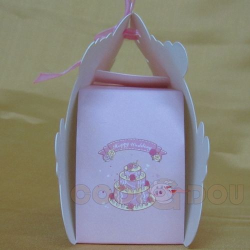 20 pcs Cute Carriage Wedding Party Favor Box Candy Gift  
