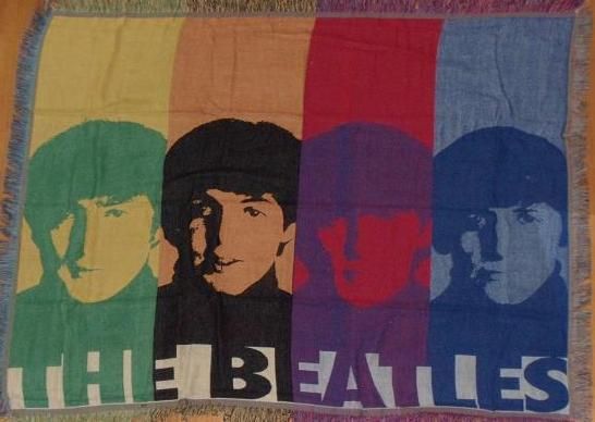 Beatles Blanket Hard Days Night NEW LOVE IT. GIFT  