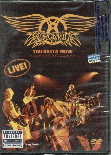 DVD + CD AEROSMITH YOU GOTTA MOVE SEALED NEW LIVE  