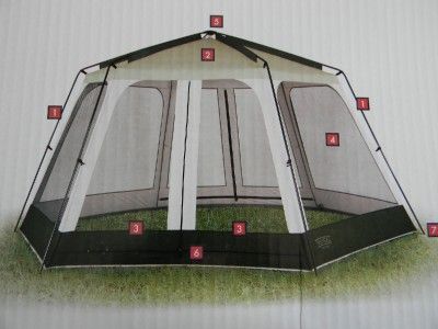 New Wenzel Gazebo Style Screenhouse Mosquito Bug house Screen Camping 