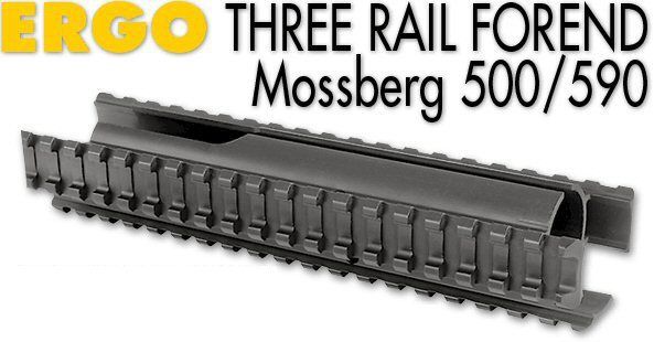 ERGO TRI RAIL FOREND FOR MOSSBERG 500/590 SHOTGUN 4865  