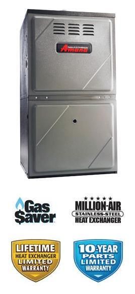 AMANA 90,000 BTU 95% 2 STAGE VARIABLE SPEED GAS FURNACE  