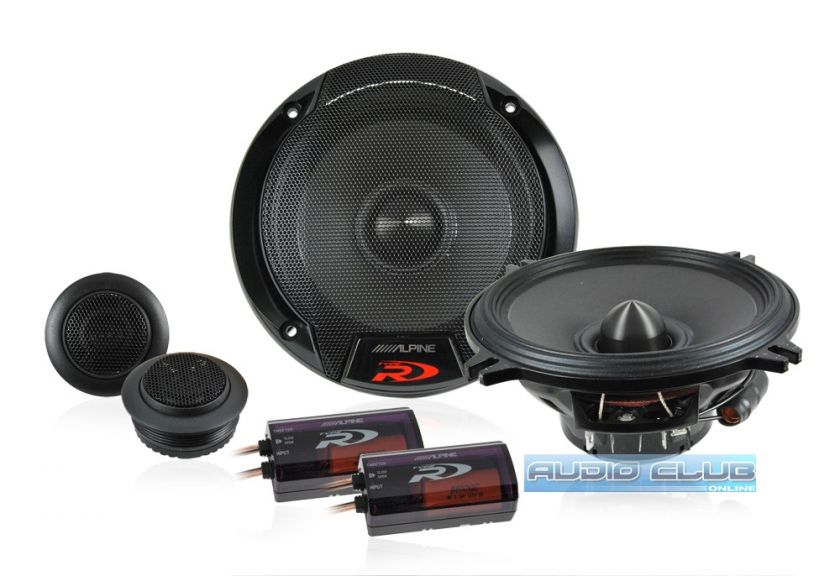 ALPINE SPR 50C 5 1/4 600W MAX TYPE R 2 WAY CAR STEREO COMPONENT 