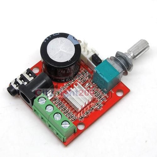 DC 12 Mini Amplifier Board 10W + 10W Class D Amplifier  