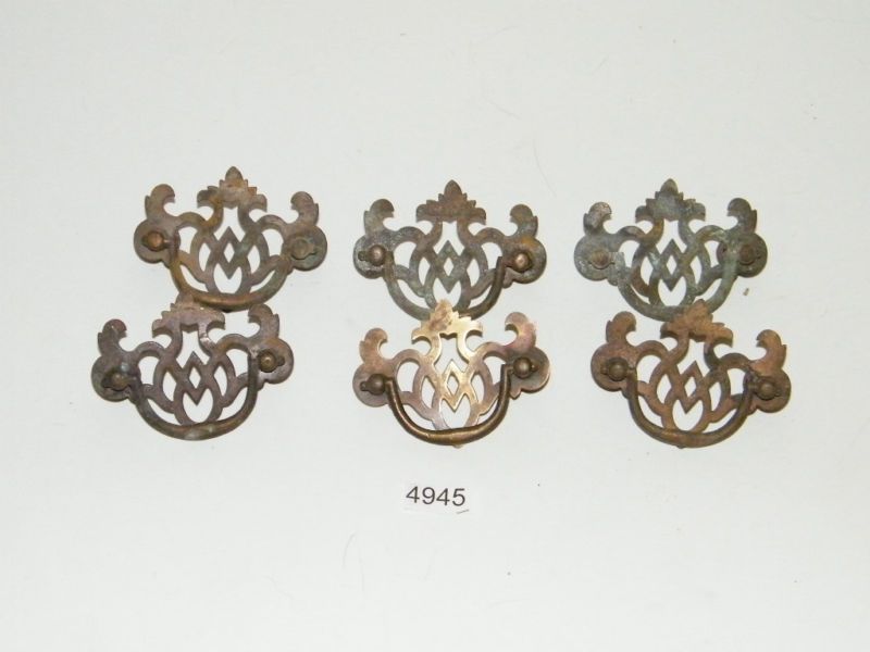 Antique Brass Drawer Pulls  