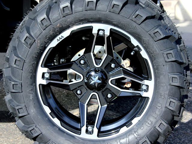 MSA M15 15 Crusher ATV Wheel On 26 MotoGrip Radial Tires for Can Am 