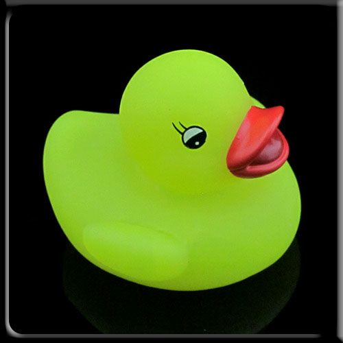 4pcs Kid Baby Bath Multi Color Duck Toy  