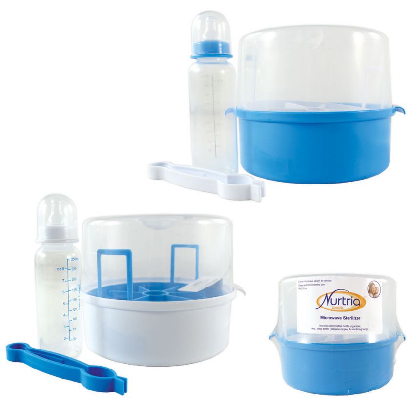 Nurtria Basic Microwave Sterilizer with baby bottle  