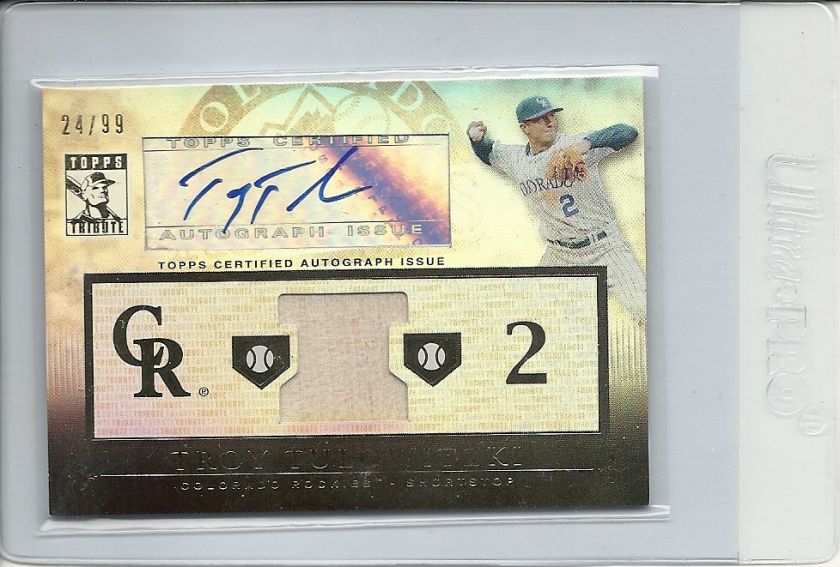 BASEBALL COLLECTION GAME USED LOT AUTO PATCH JERSEY 1/1 AUTOGRAPH 