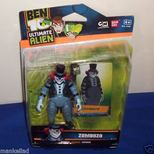 10 ULTIMATE ALIEN ZOMBOZO 10cm ACTION FIGURE & COLLECTORS CARD BEN 10 