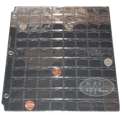 Pkgs 30 63 88 Pocket Coin Pages Stnd 3 Ring Binder  