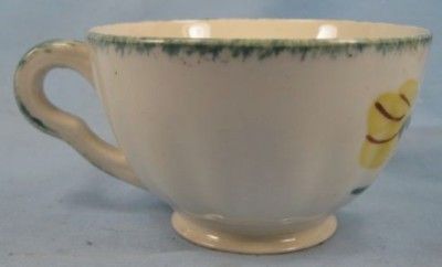   CUP & SAUCER SET BLUE RIDGE SOUTHERN POTTERY Lovely AS IS (O)  