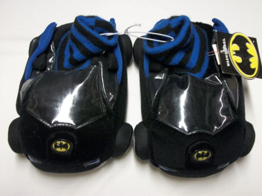 I61 NEW Boys BATMAN Batmobile Slippers 5/6 NWT  